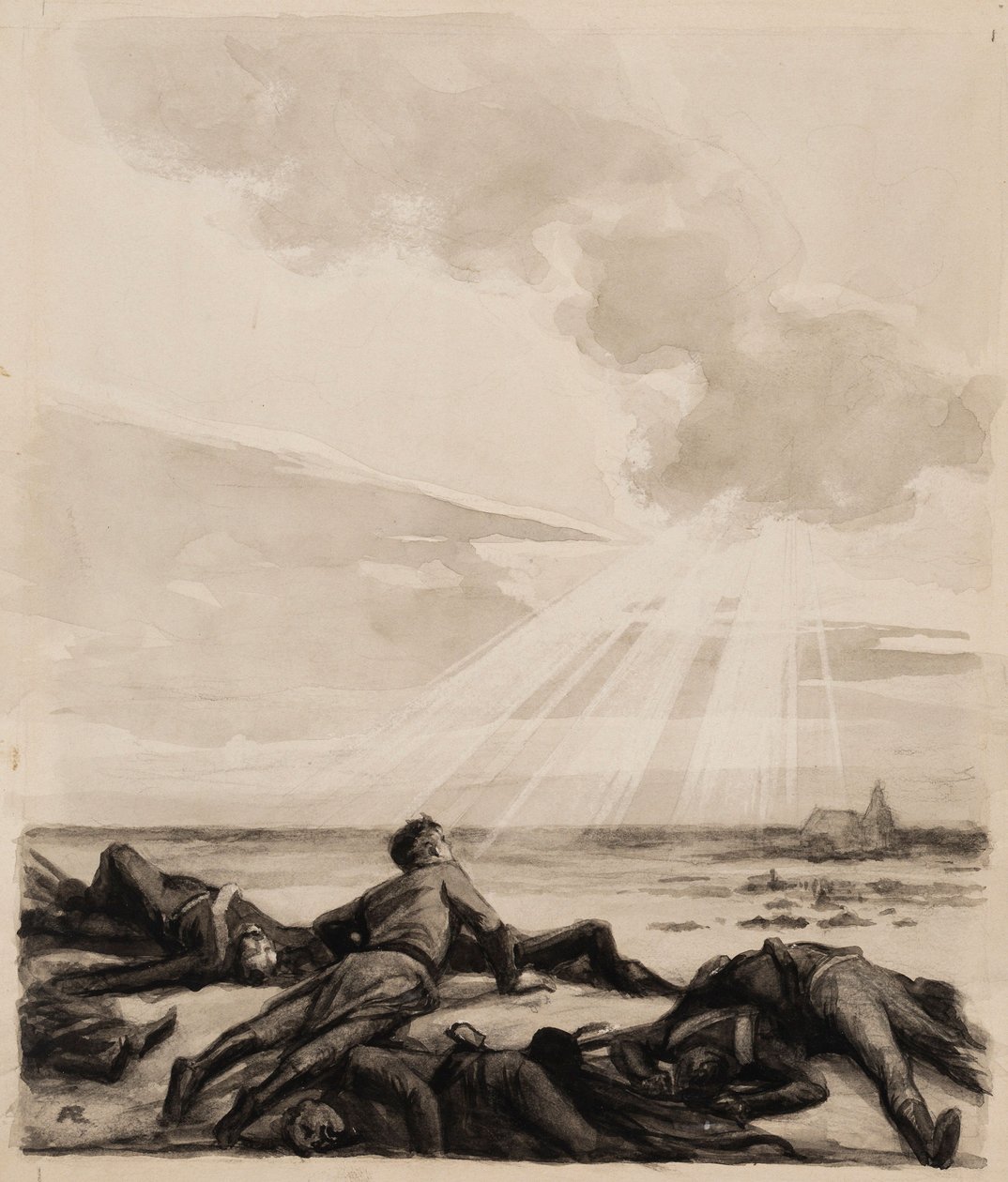 Zonder titel door Albert Edelfelt