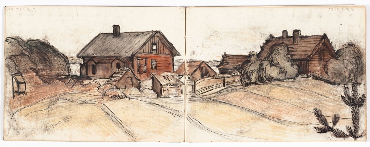 Zonder titel door Albert Edelfelt