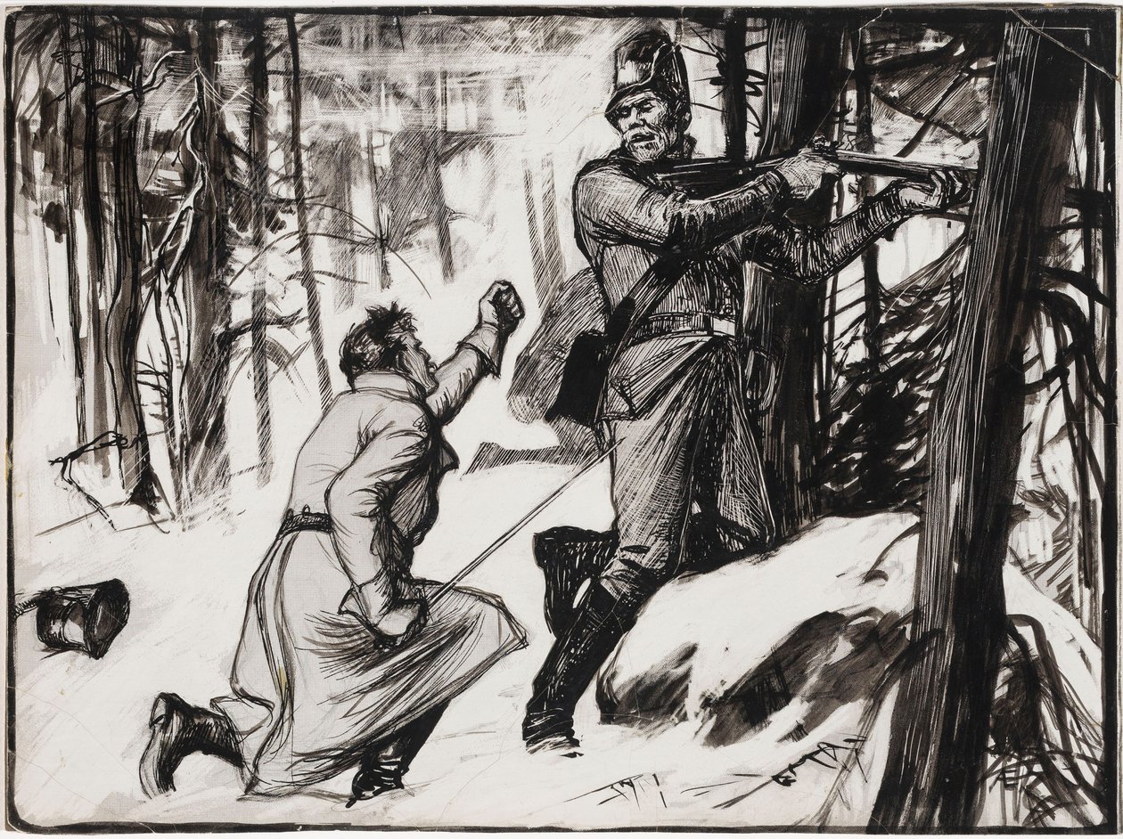 Zonder titel door Albert Edelfelt