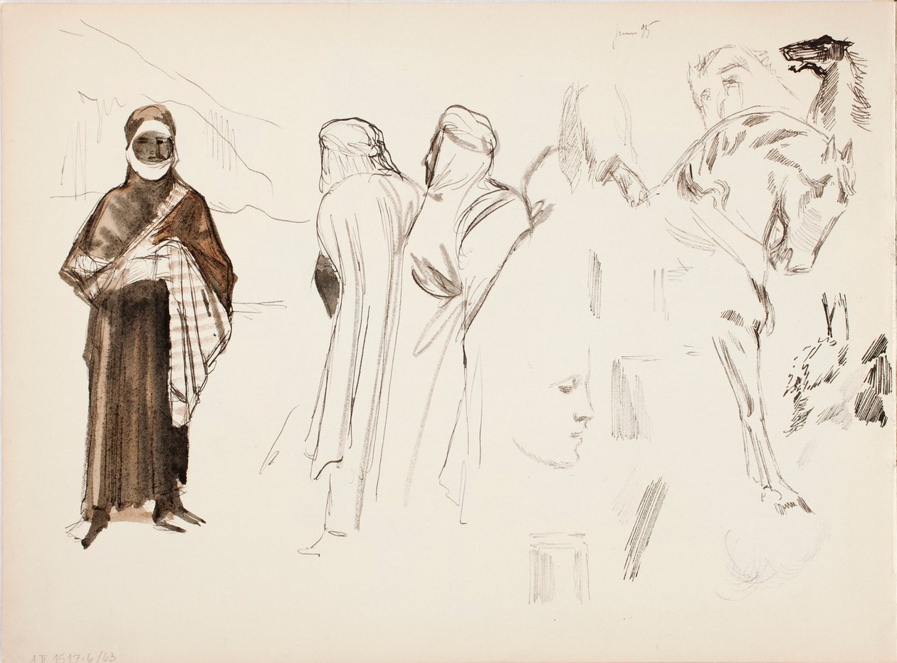 Zonder titel door Albert Edelfelt