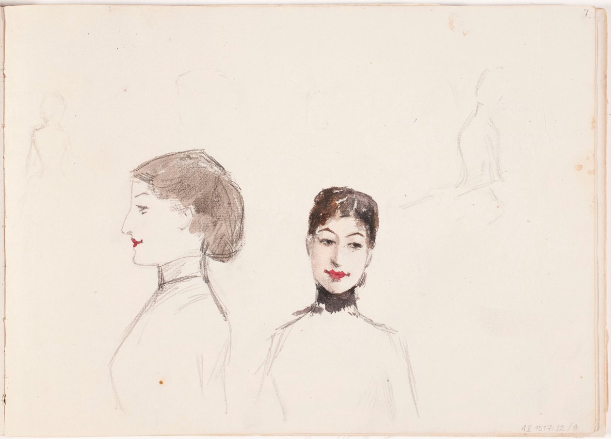 Zonder titel door Albert Edelfelt