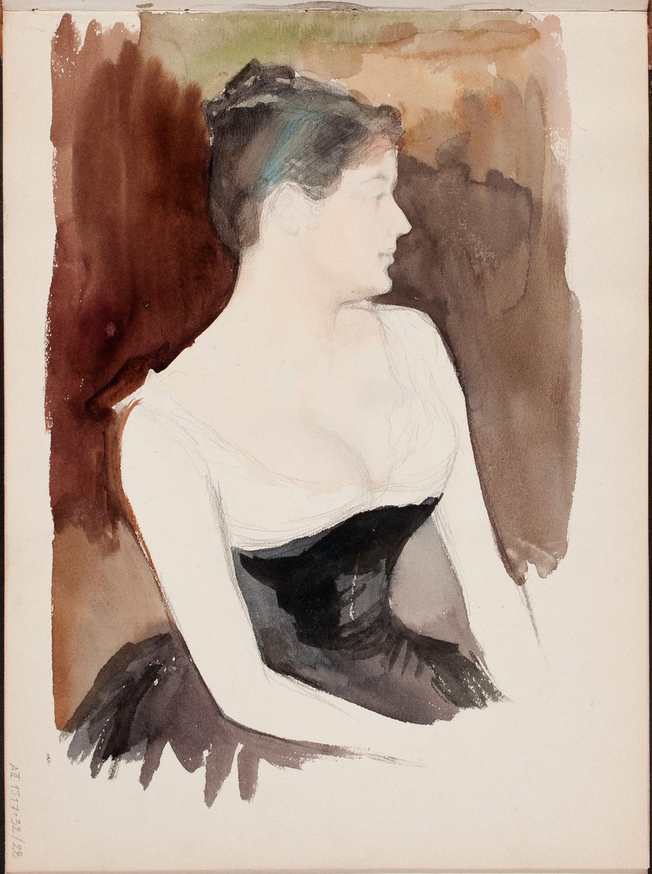 Zonder titel door Albert Edelfelt