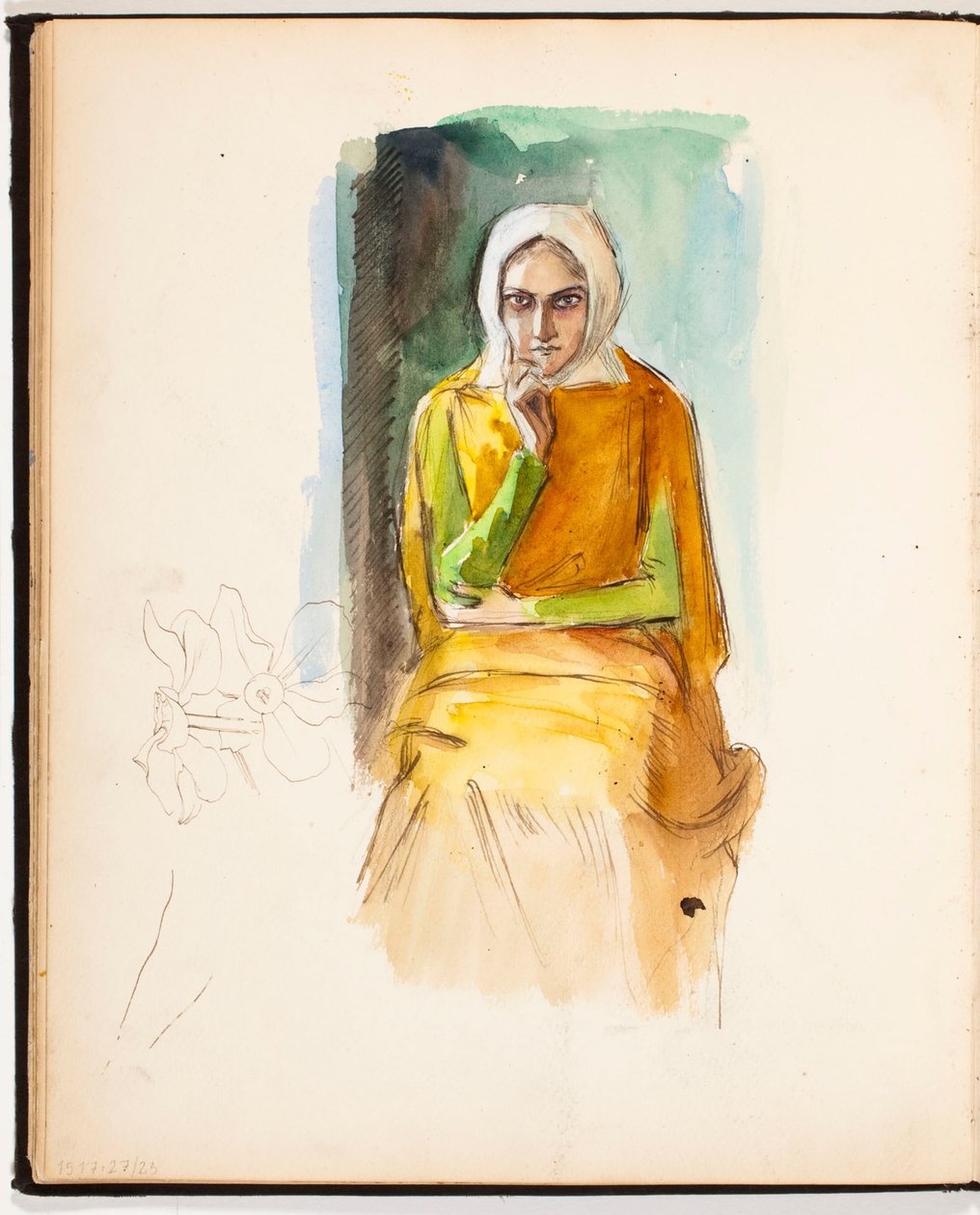 Zonder titel door Albert Edelfelt
