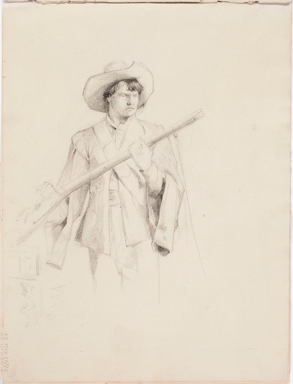 Zonder titel door Albert Edelfelt
