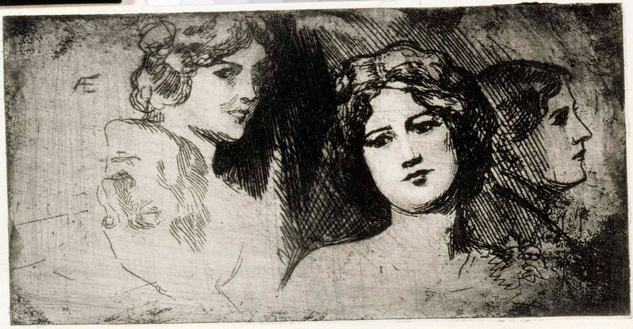 Zonder titel door Albert Edelfelt
