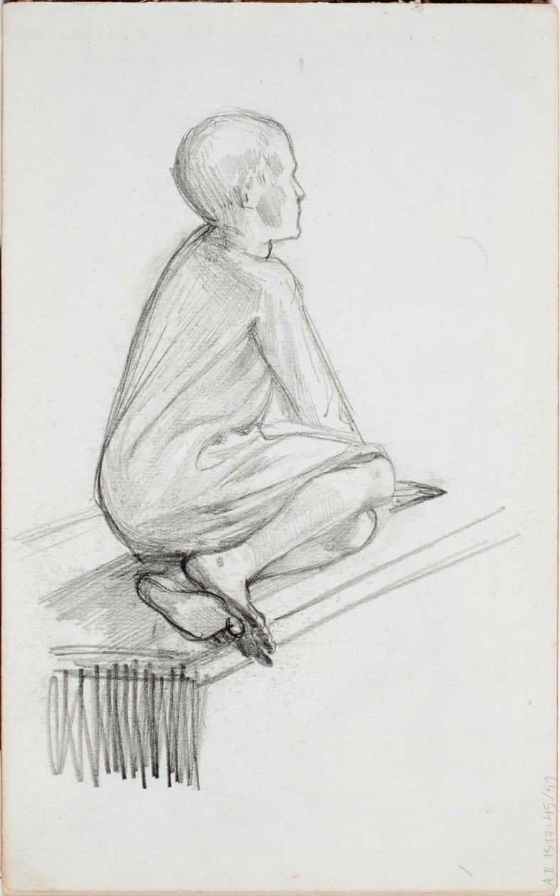 Zonder titel door Albert Edelfelt