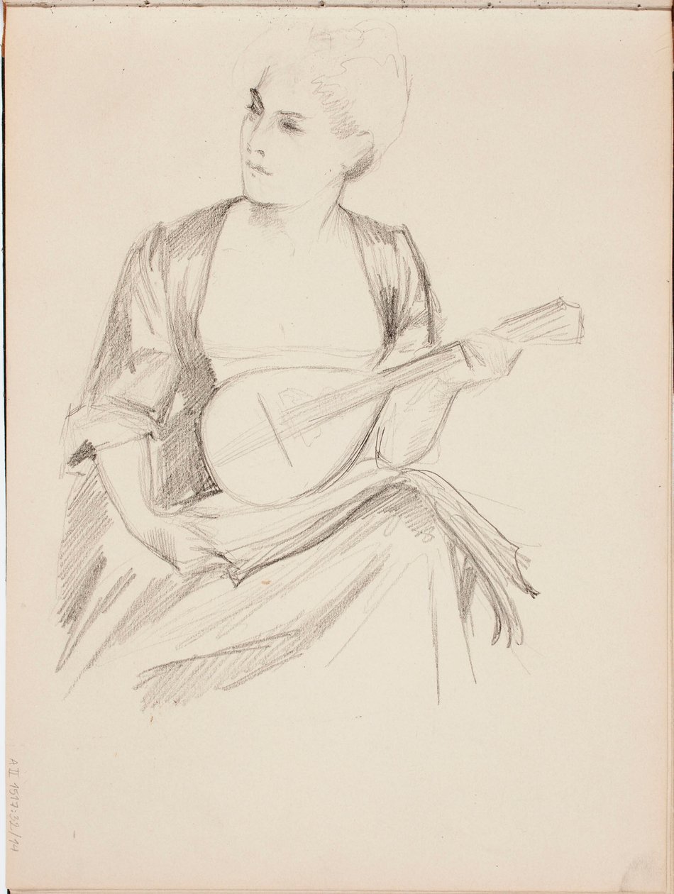 Zonder titel door Albert Edelfelt