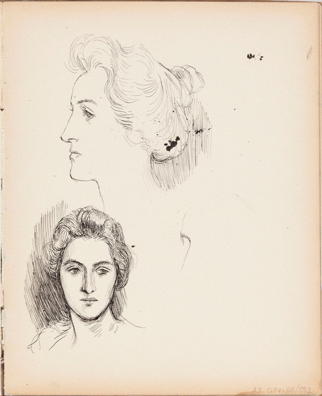Zonder titel door Albert Edelfelt