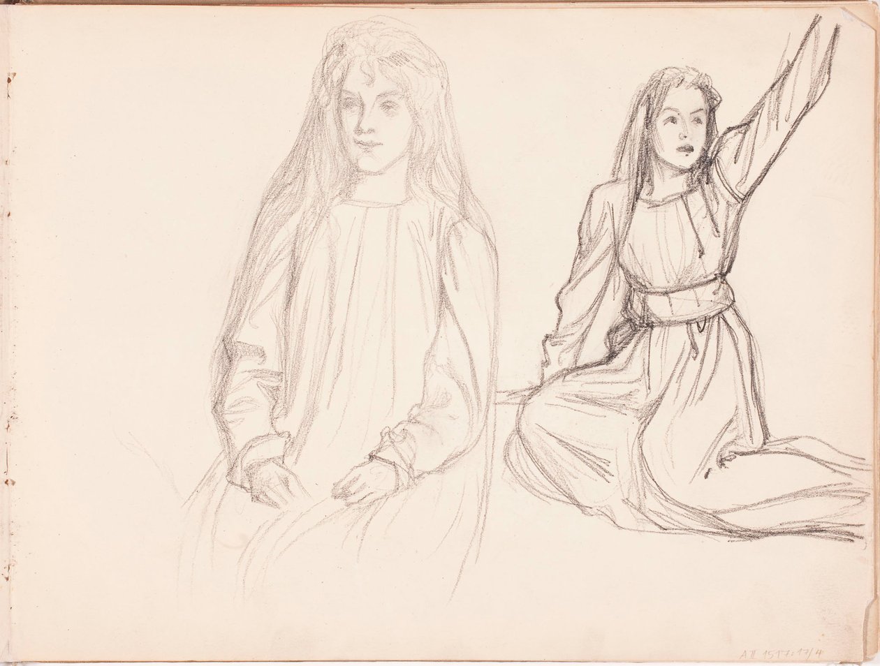 Zonder titel door Albert Edelfelt