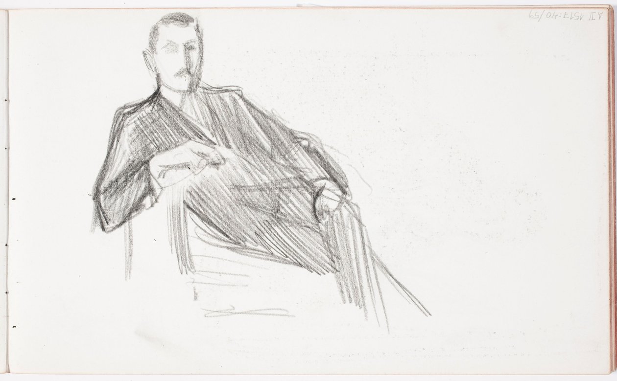 Zonder titel door Albert Edelfelt
