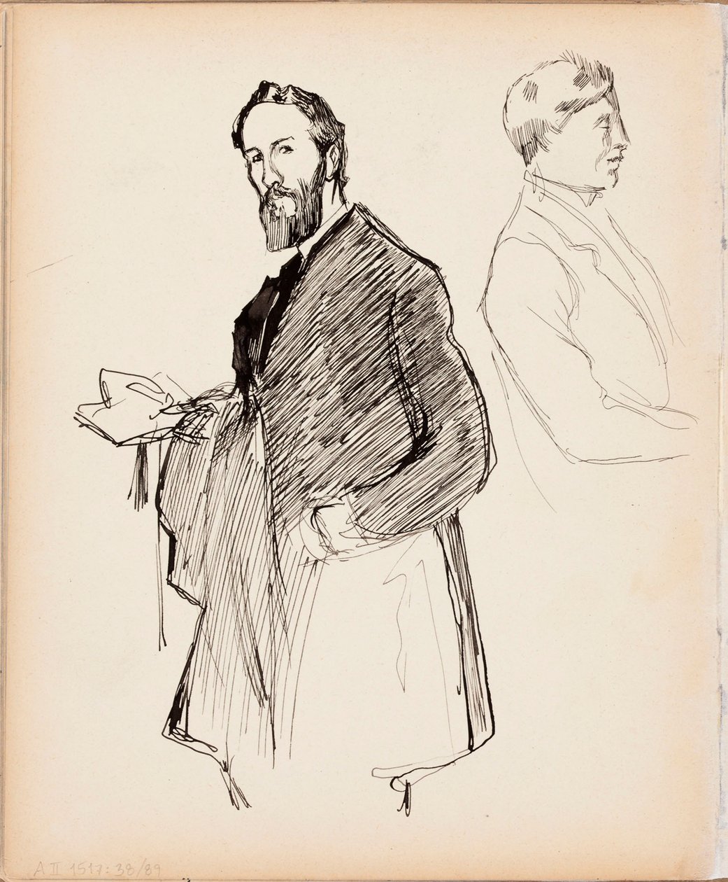 Zonder titel door Albert Edelfelt