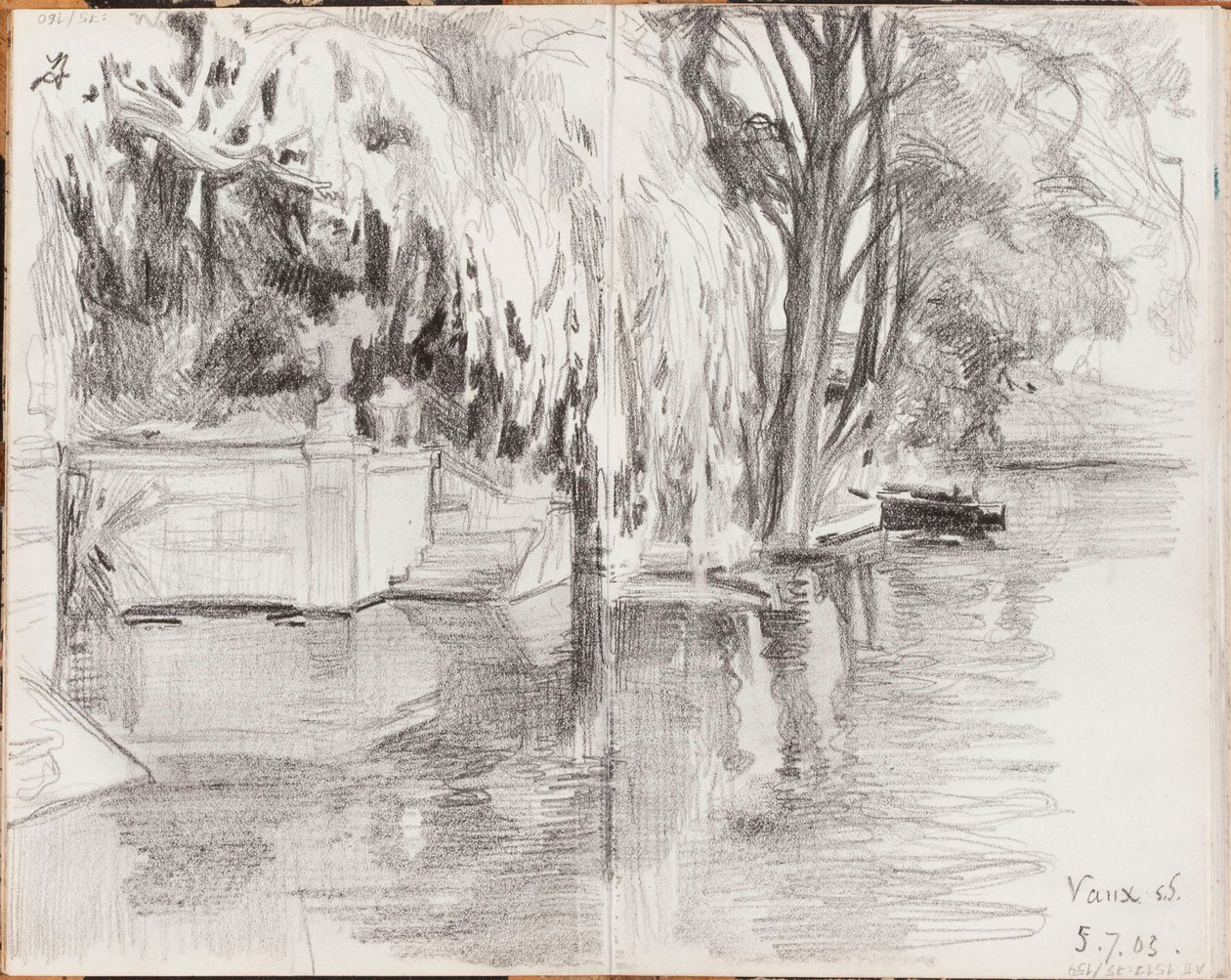 Zonder titel door Albert Edelfelt