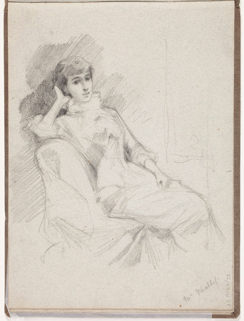 Zonder titel door Albert Edelfelt