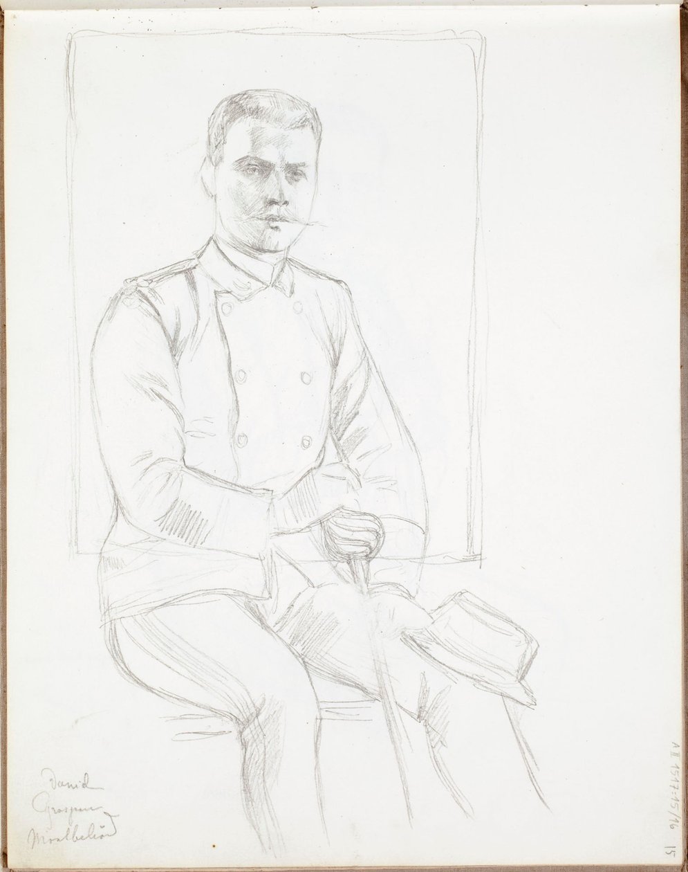 Zonder titel door Albert Edelfelt