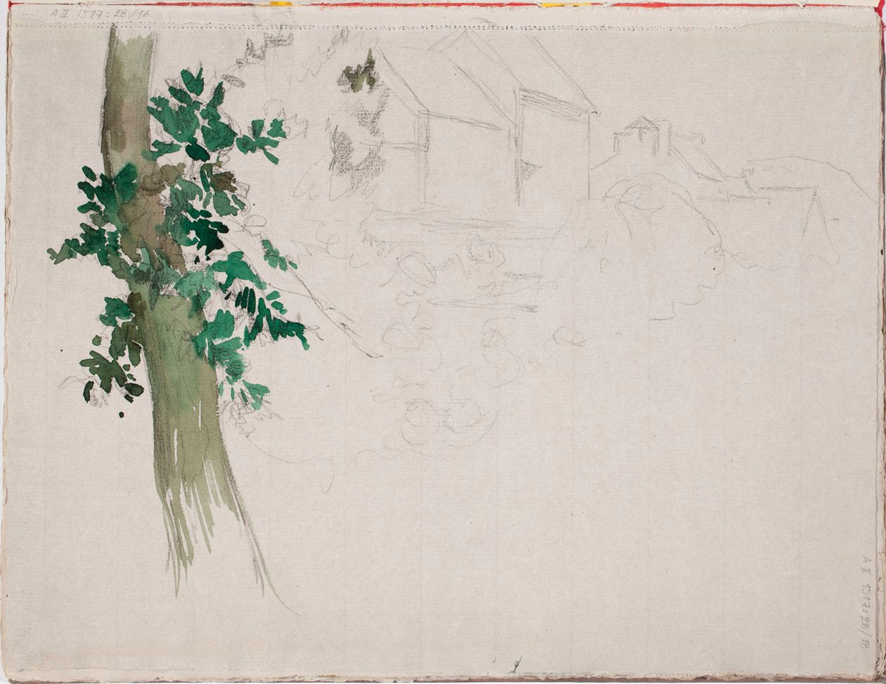 Zonder titel door Albert Edelfelt