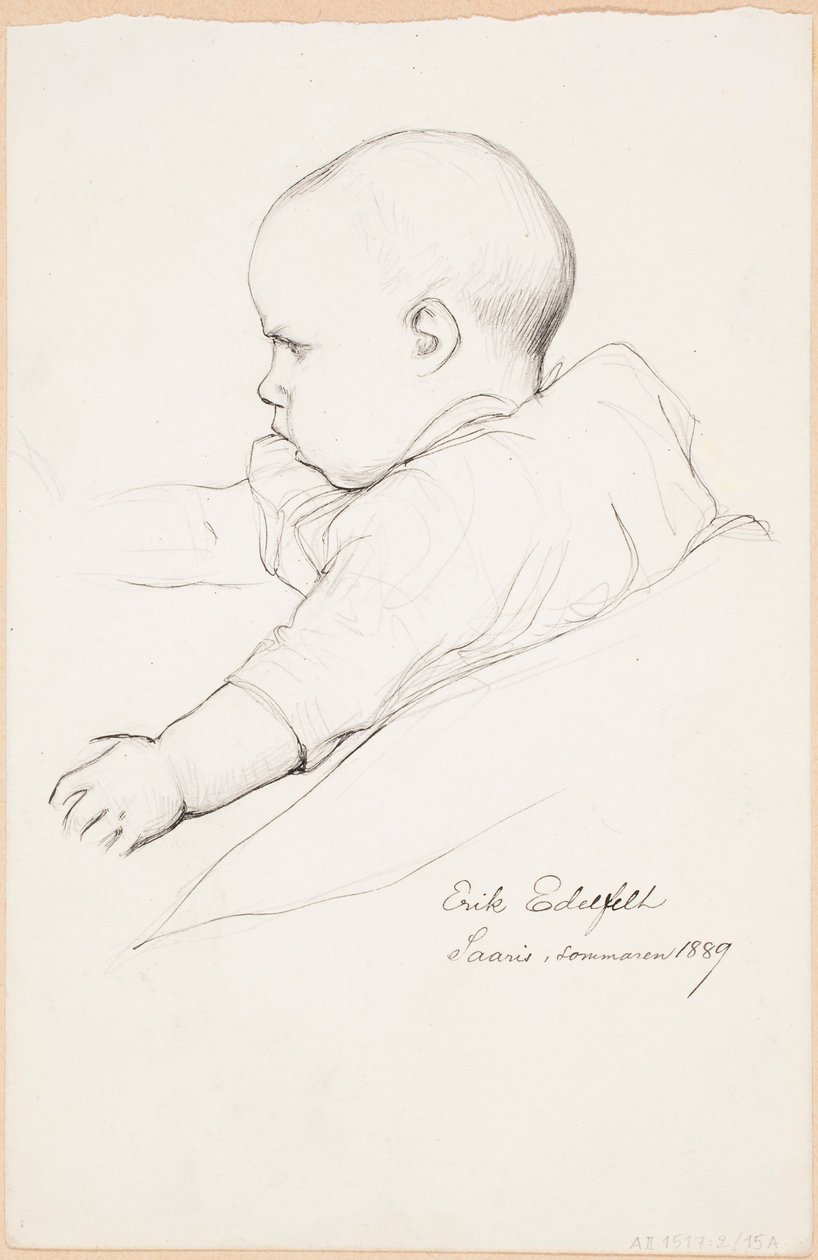 Zonder titel door Albert Edelfelt