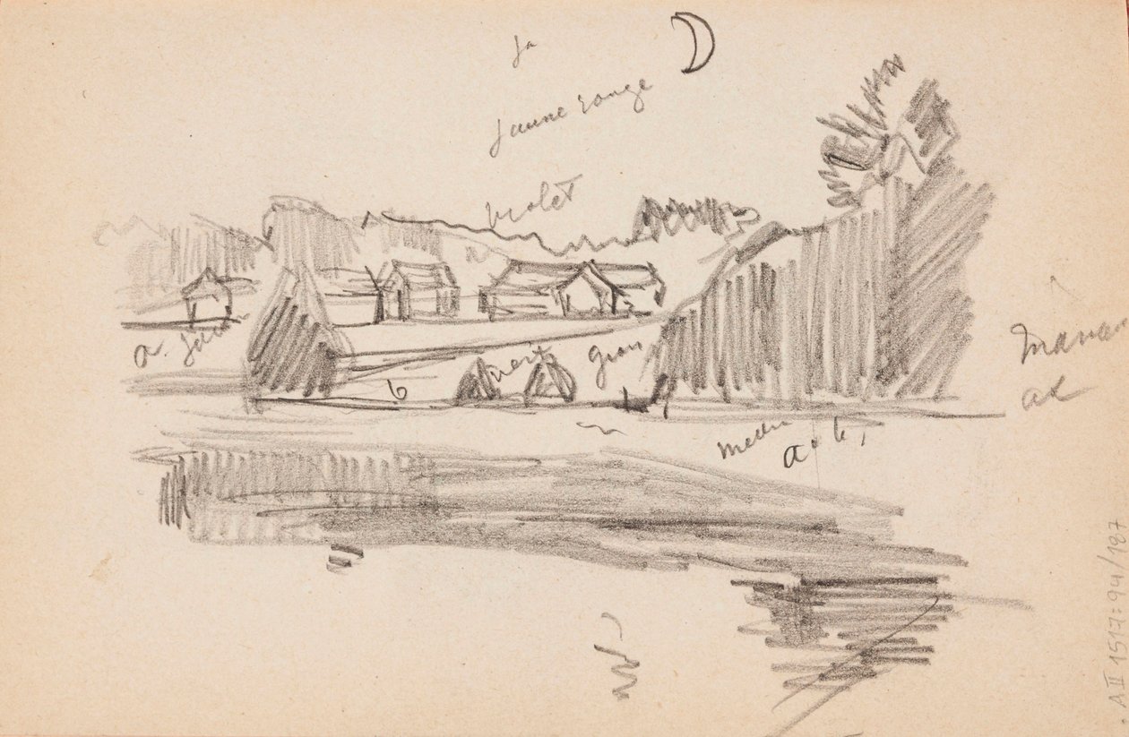 Zonder titel door Albert Edelfelt