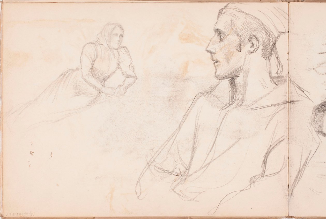 Zonder titel door Albert Edelfelt