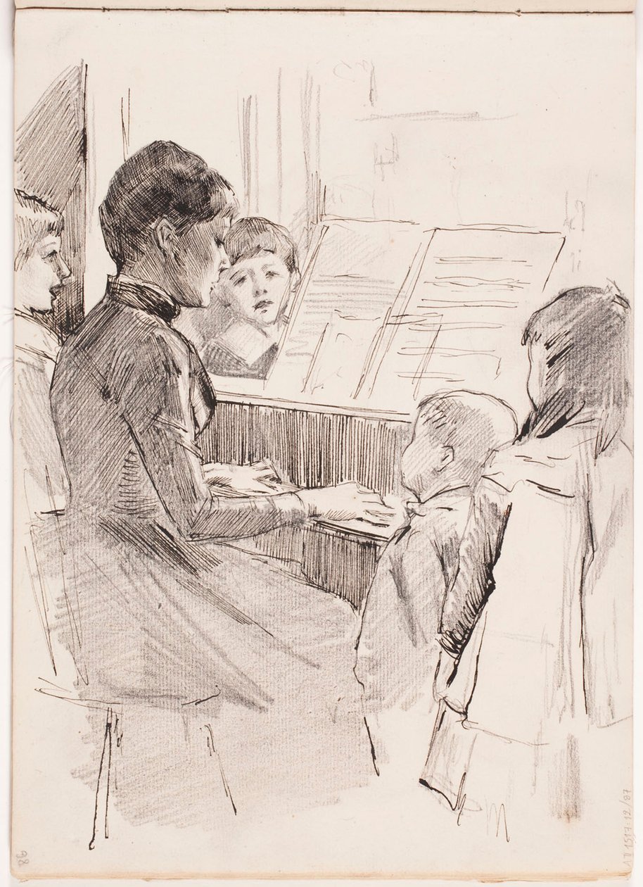 Zonder titel door Albert Edelfelt