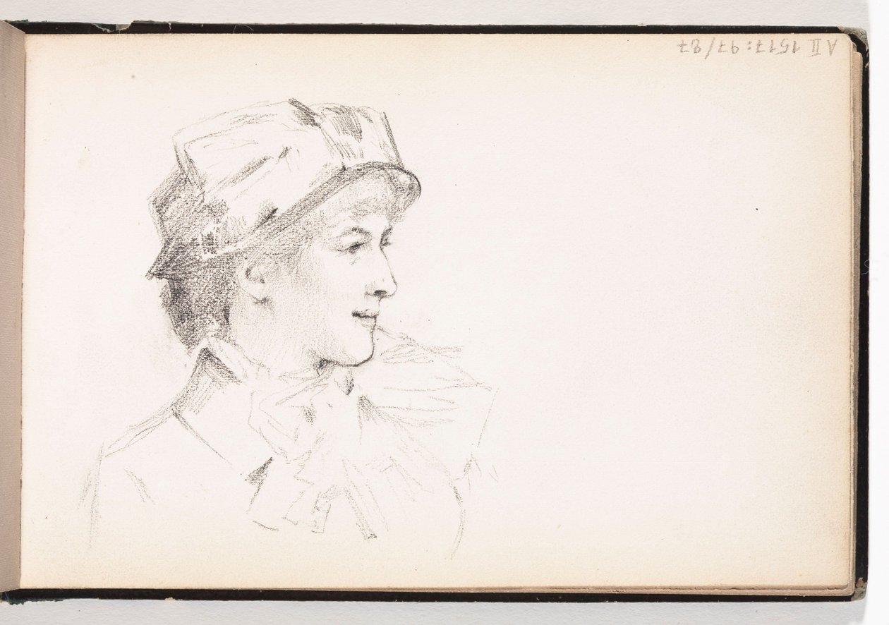 Zonder titel door Albert Edelfelt