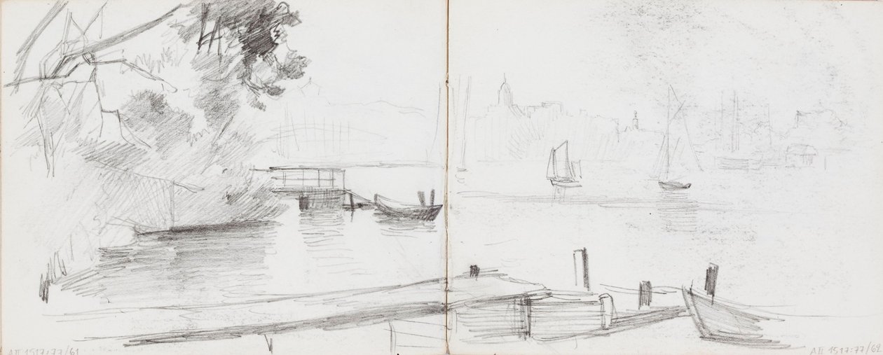 Zonder titel door Albert Edelfelt