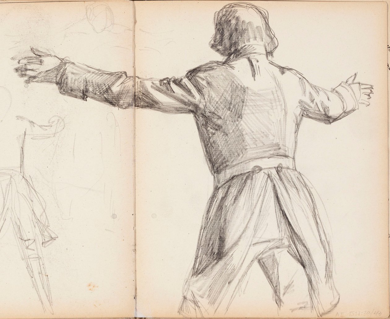 Zonder titel door Albert Edelfelt
