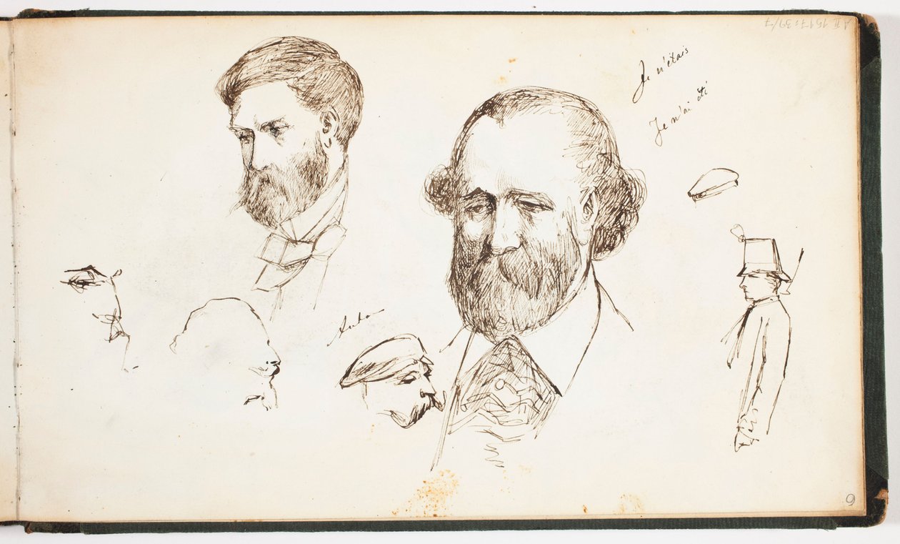 Zonder titel door Albert Edelfelt