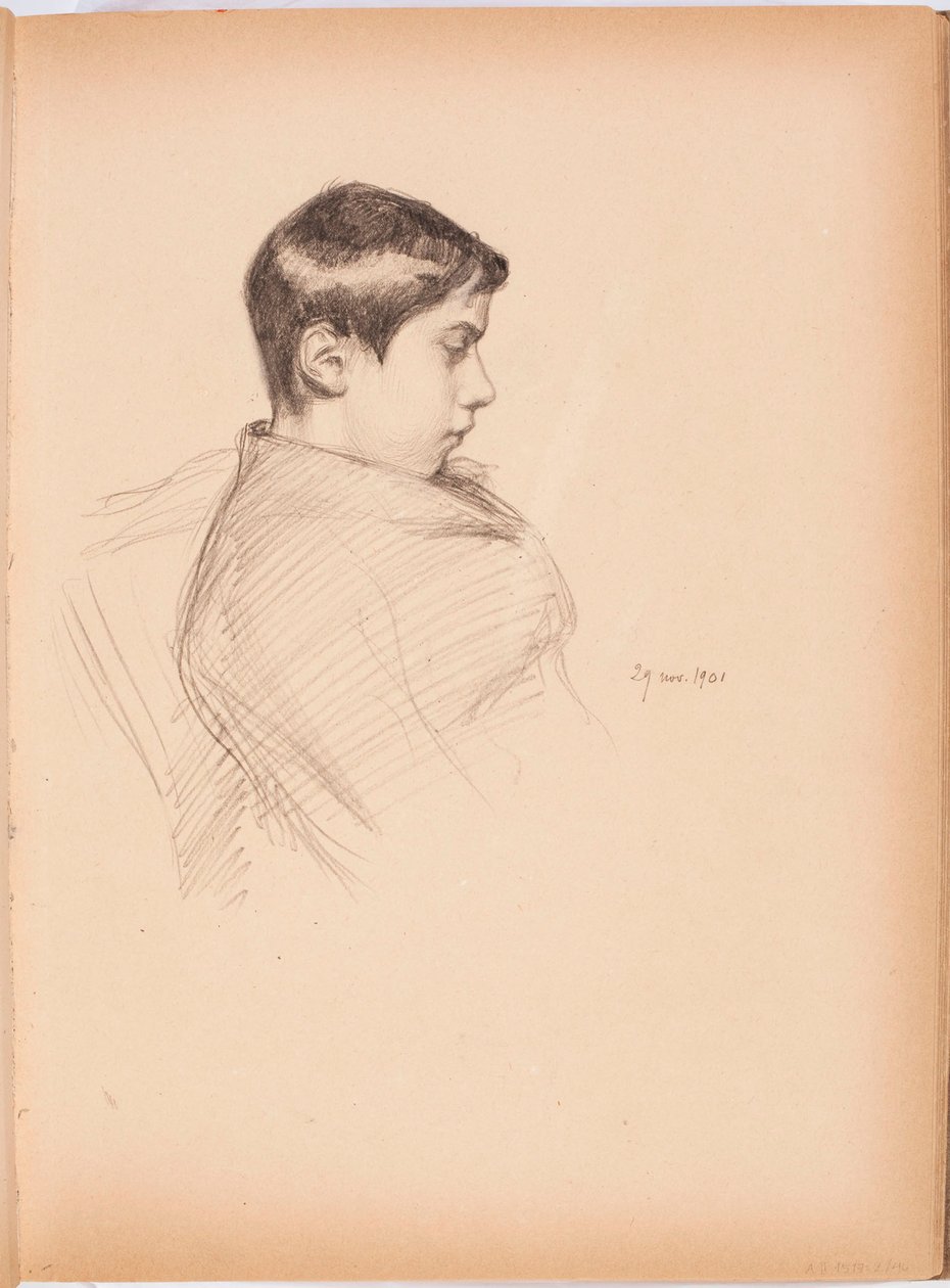 Zonder titel door Albert Edelfelt