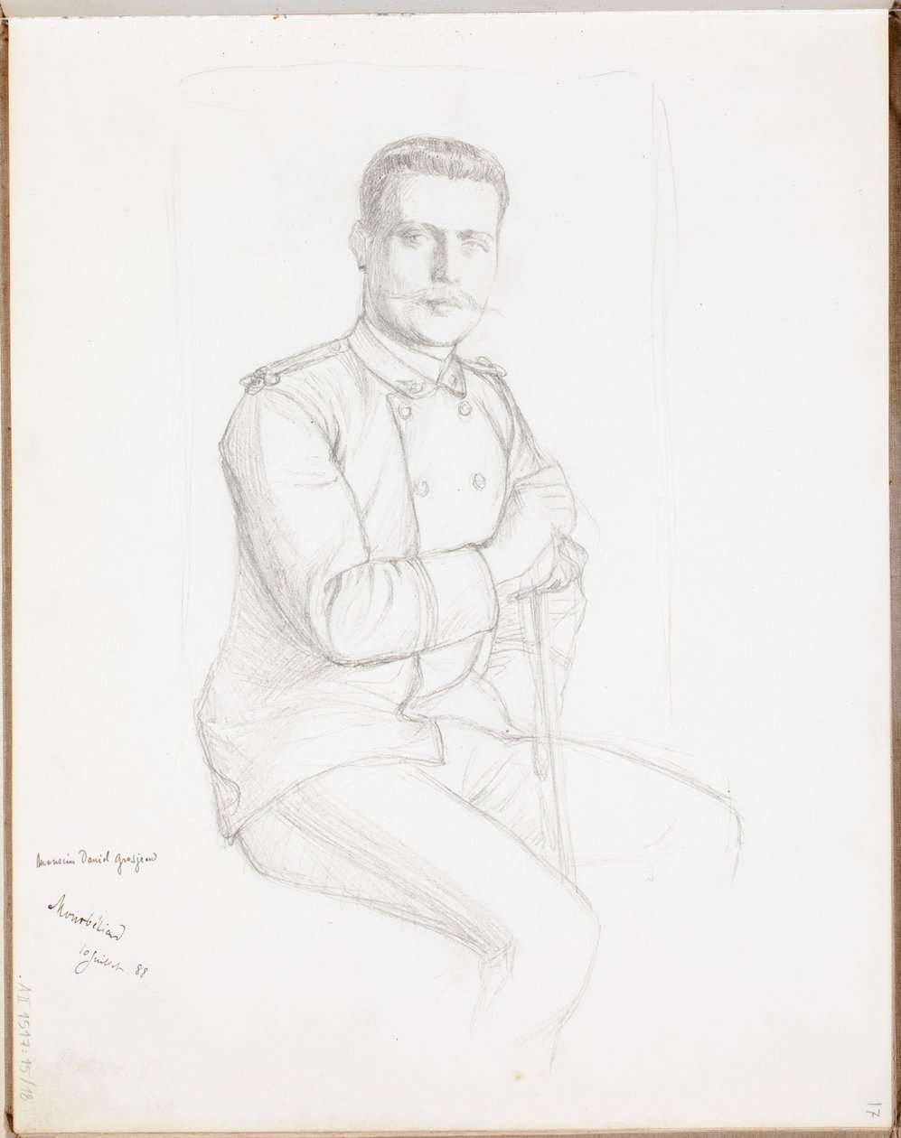Zonder titel door Albert Edelfelt