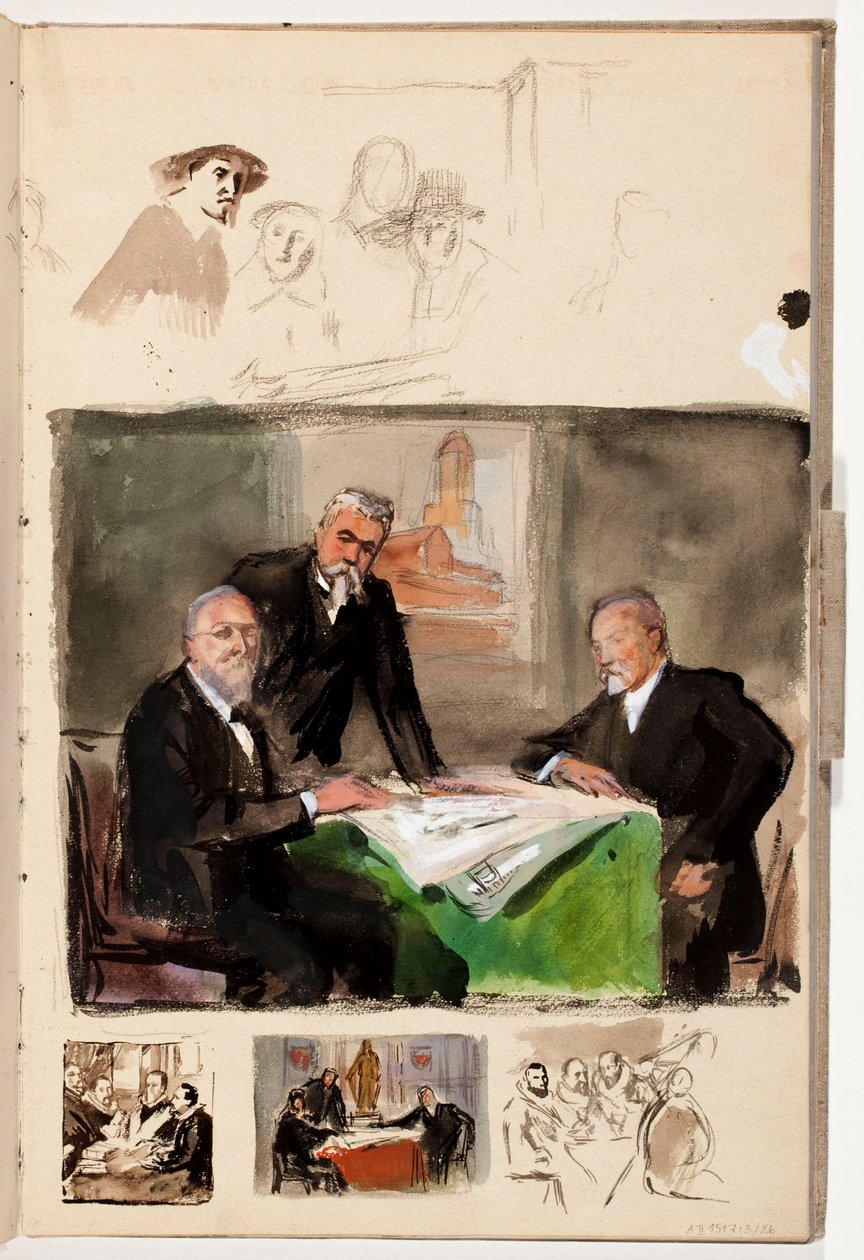 Zonder titel door Albert Edelfelt