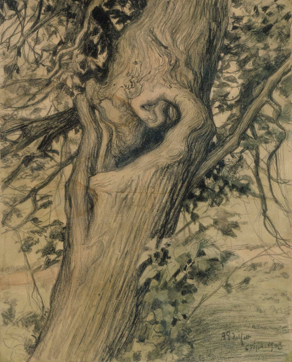 Zonder titel door Albert Edelfelt