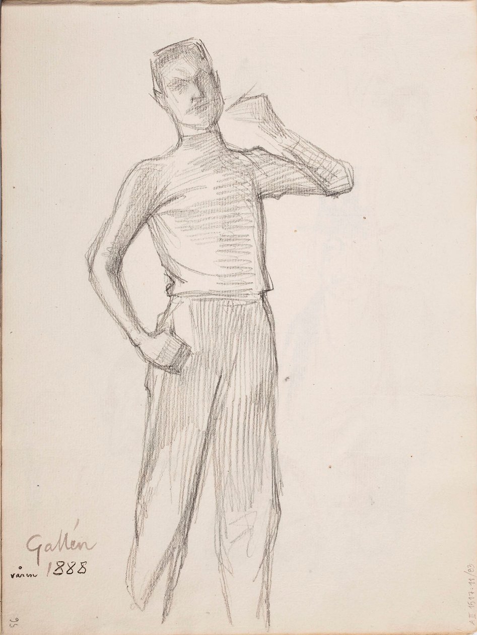 Zonder titel door Albert Edelfelt