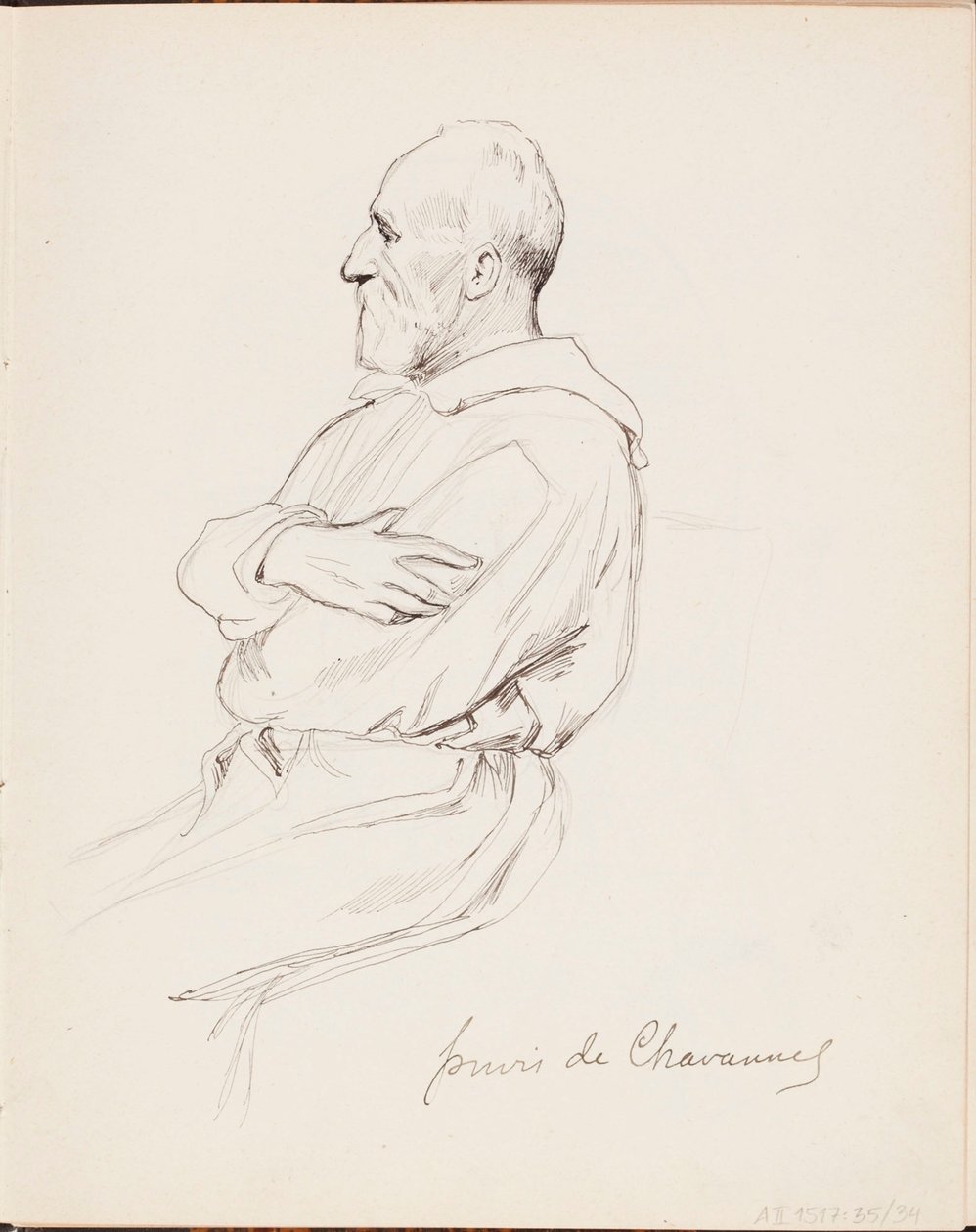 Zonder titel door Albert Edelfelt