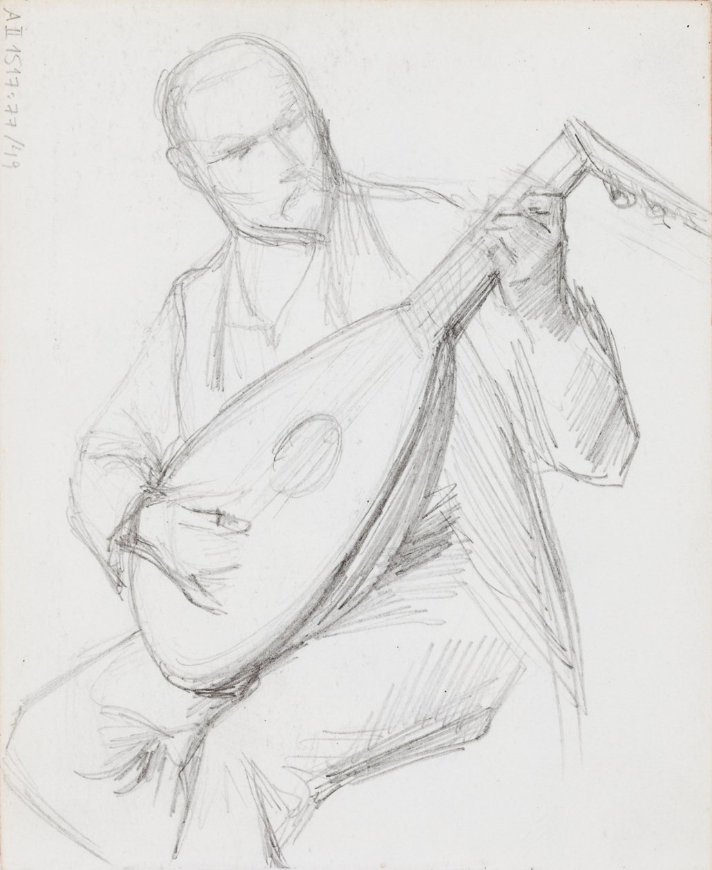 Zonder titel door Albert Edelfelt