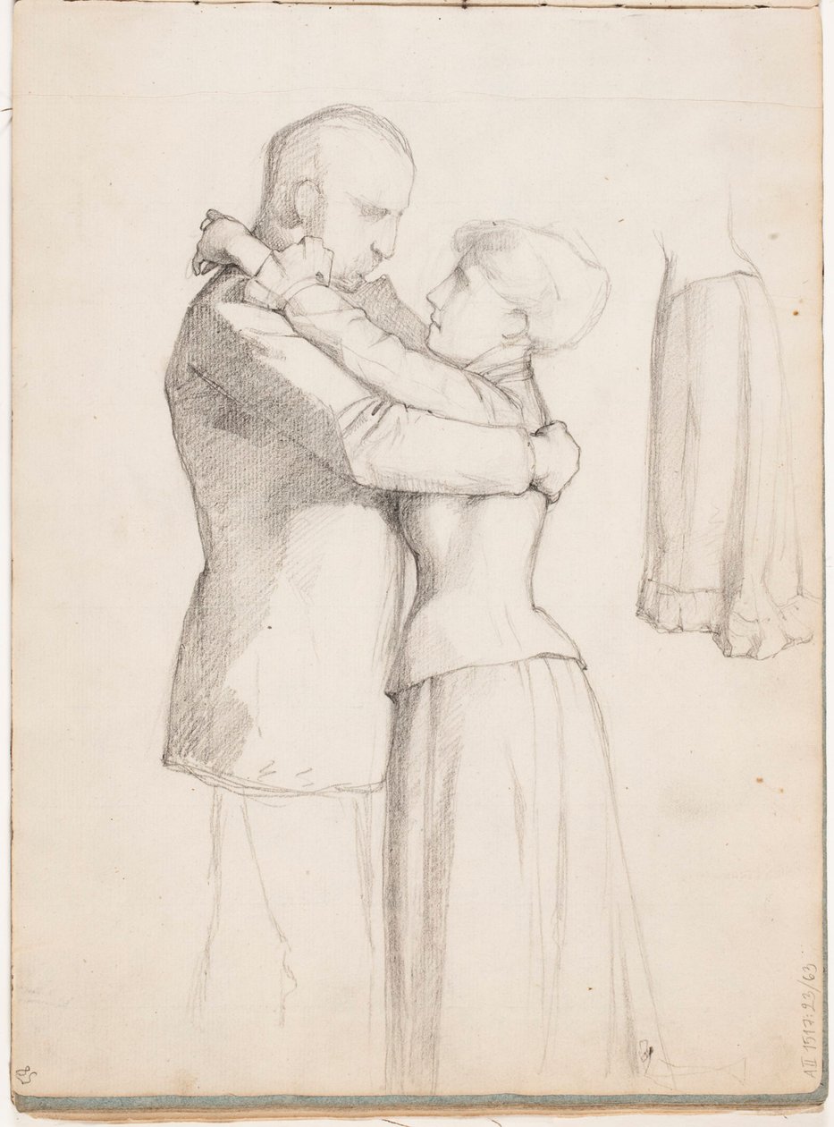 Zonder titel door Albert Edelfelt