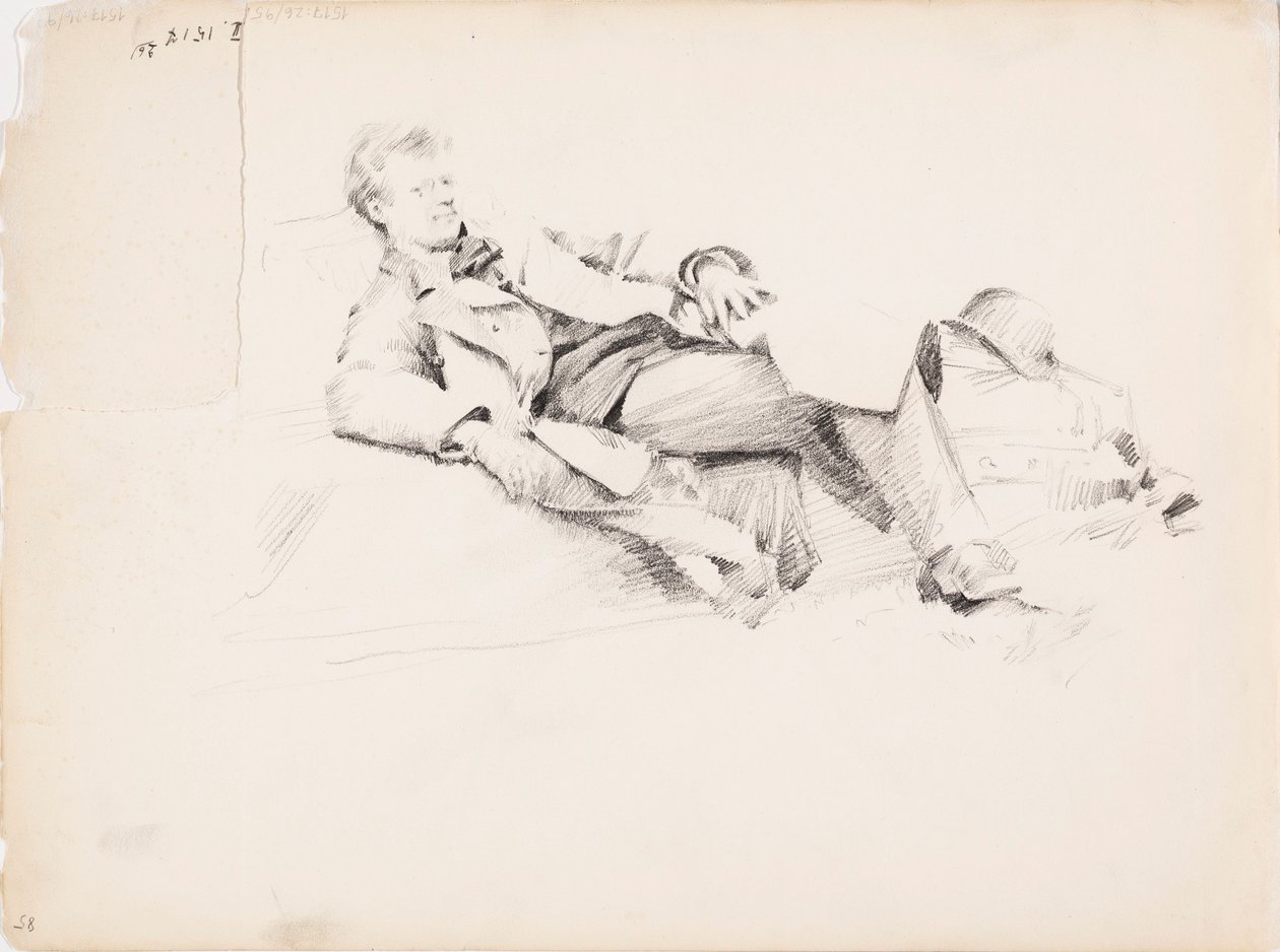 Zonder titel door Albert Edelfelt