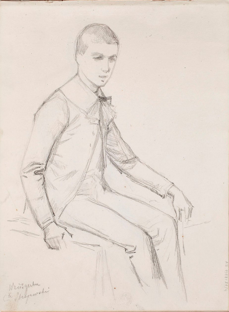 Zonder titel door Albert Edelfelt