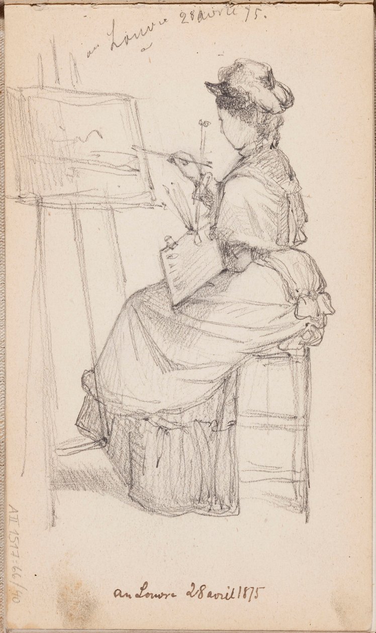 Zonder titel door Albert Edelfelt