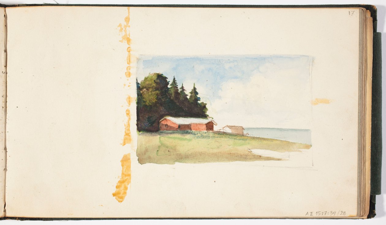 Zonder titel door Albert Edelfelt
