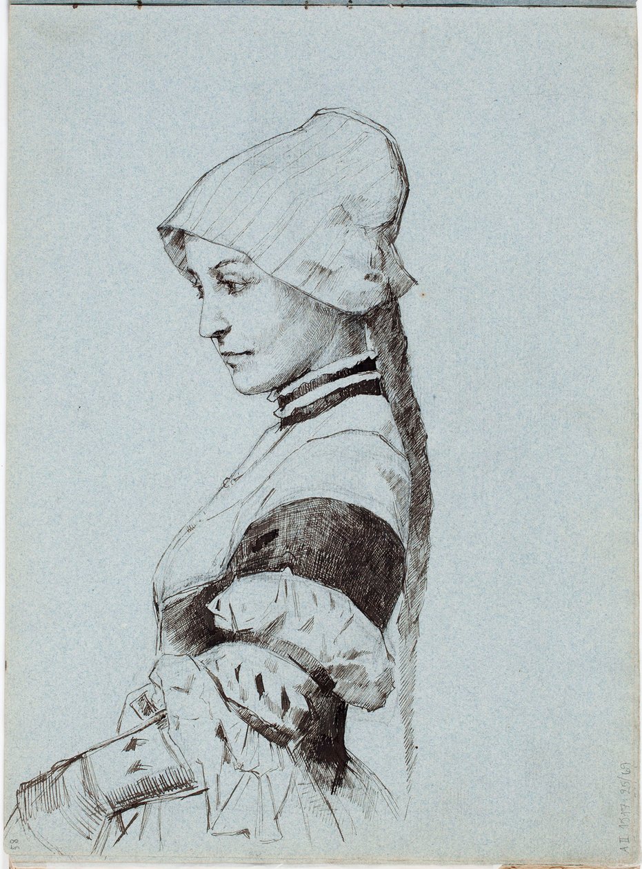 Zonder titel door Albert Edelfelt