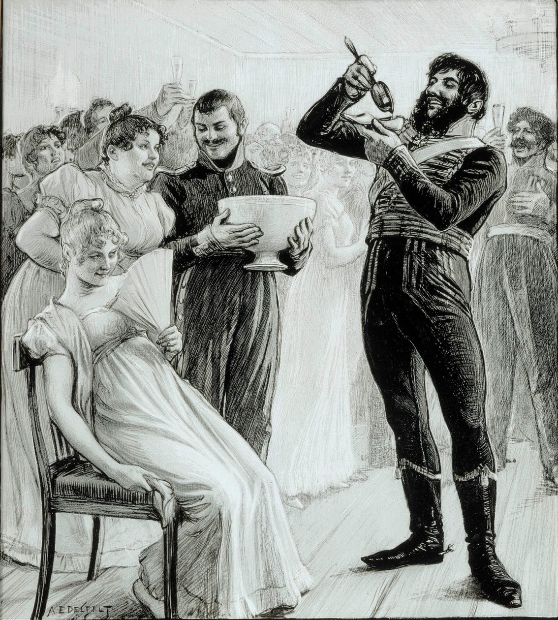 Zonder titel door Albert Edelfelt