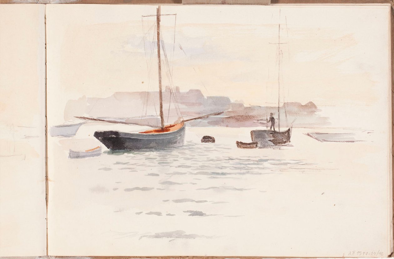 Zonder titel door Albert Edelfelt
