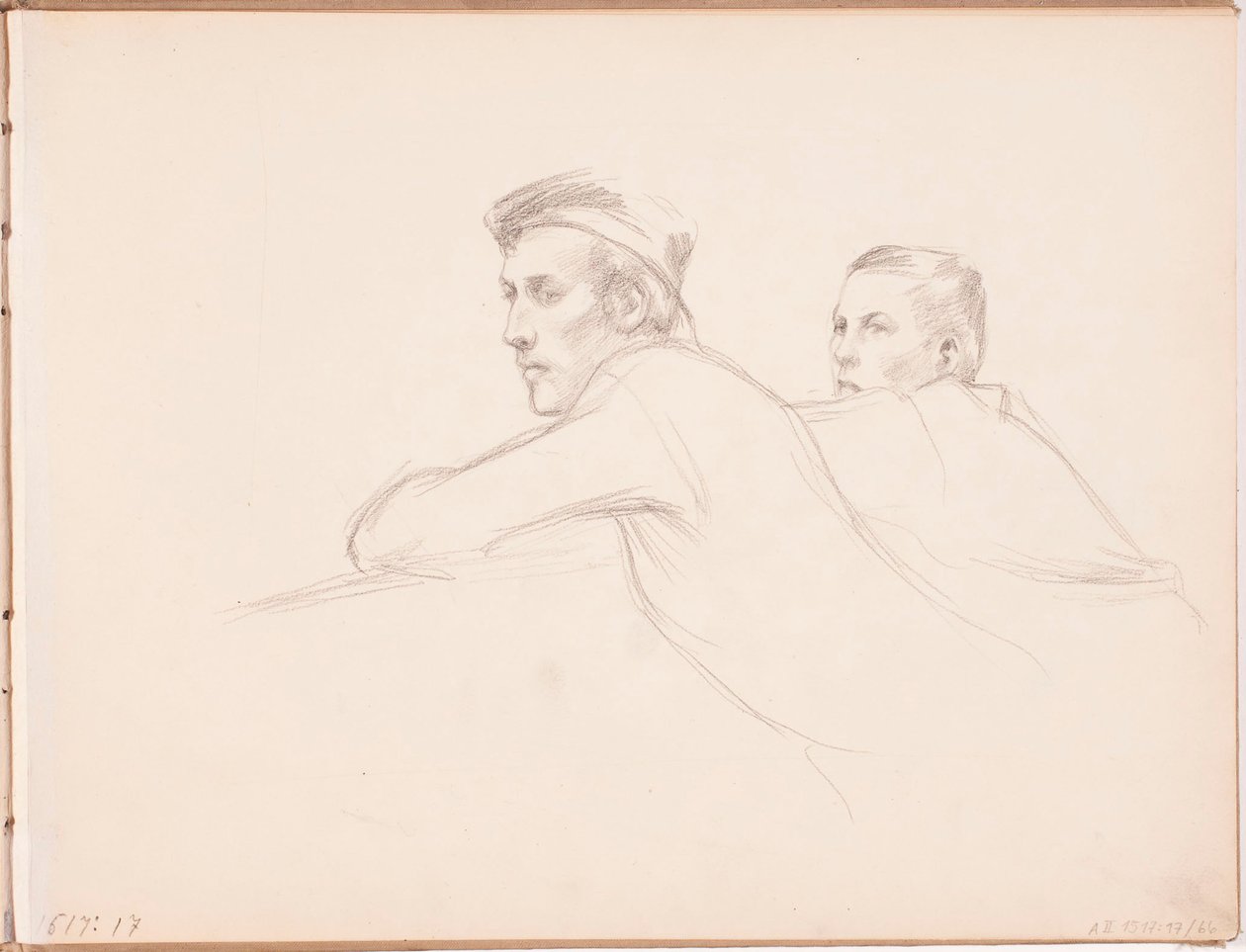 Zonder titel door Albert Edelfelt