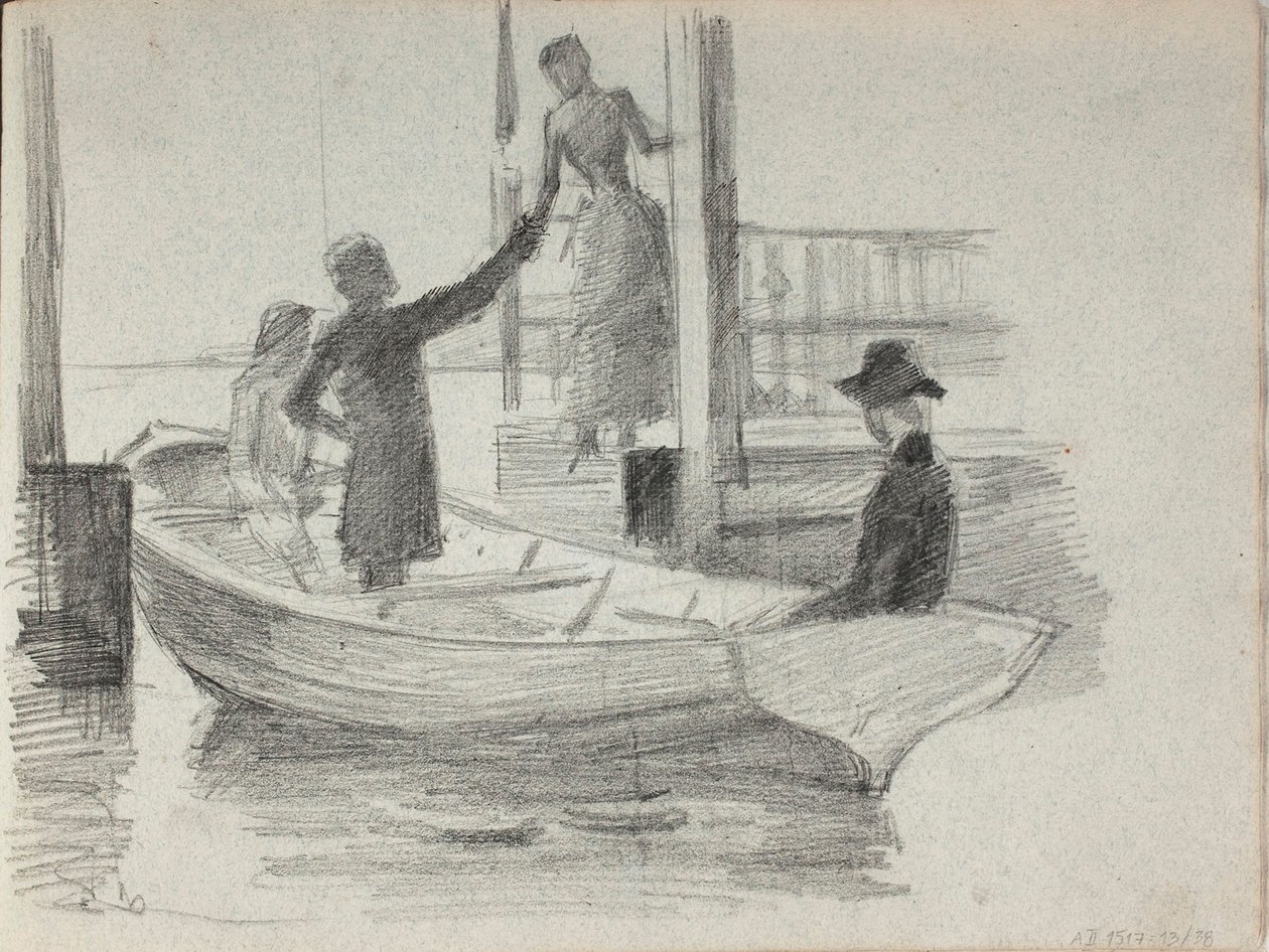 Zonder titel door Albert Edelfelt