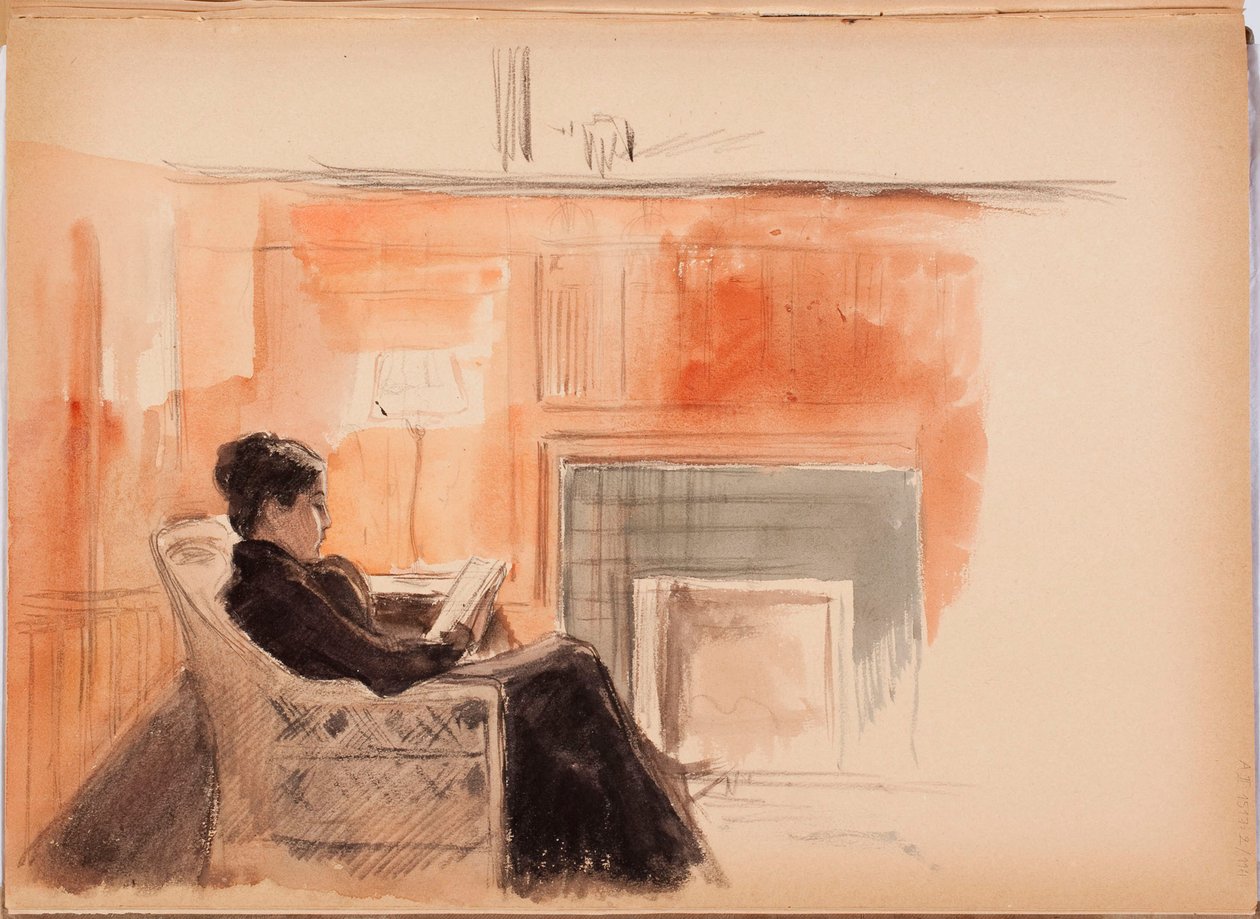 Zonder titel door Albert Edelfelt
