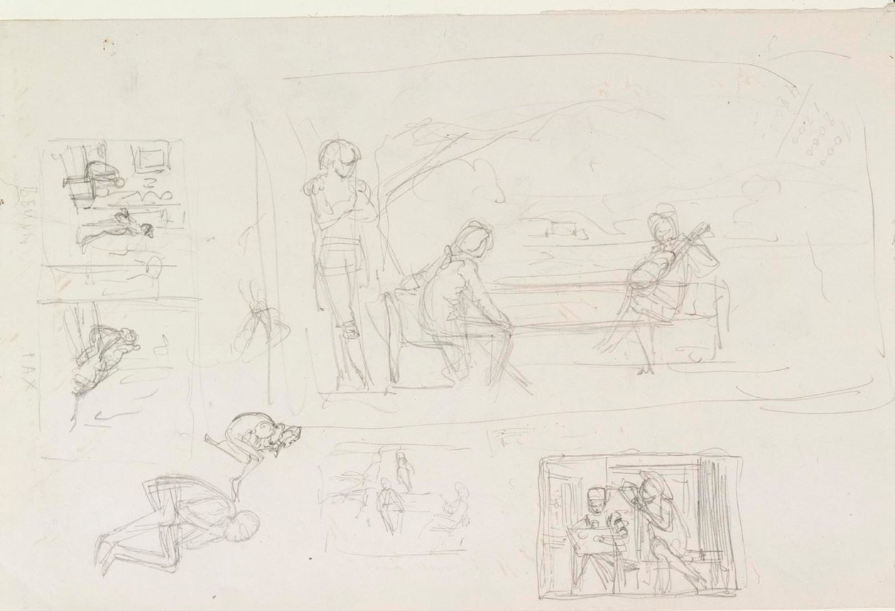 Zonder titel door Albert Edelfelt