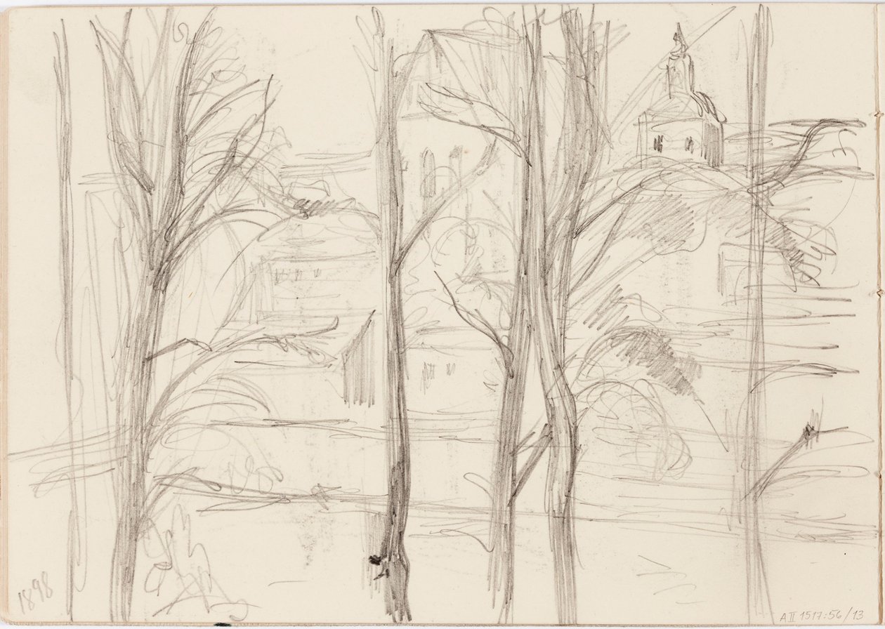 Zonder titel door Albert Edelfelt