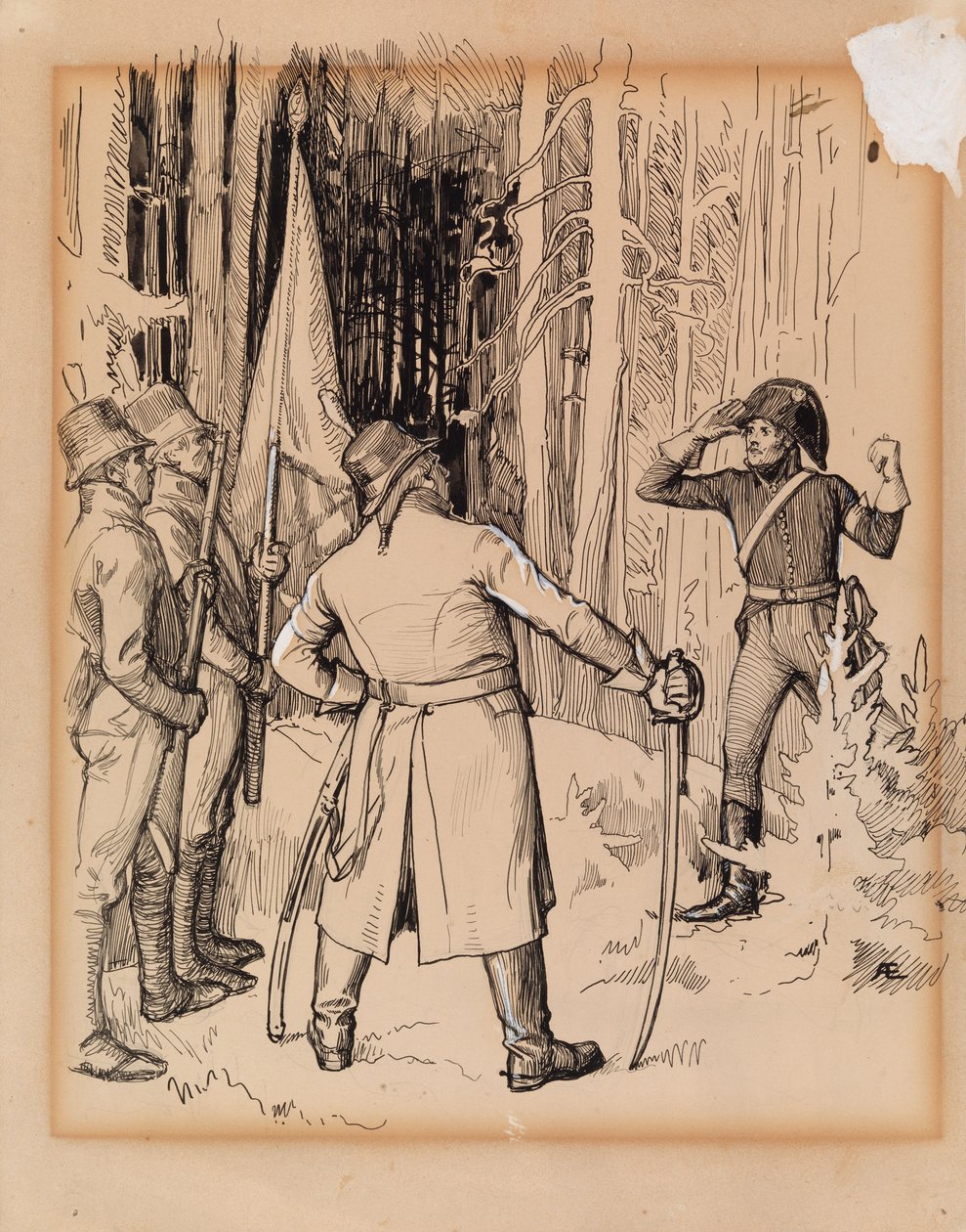 Zonder titel door Albert Edelfelt