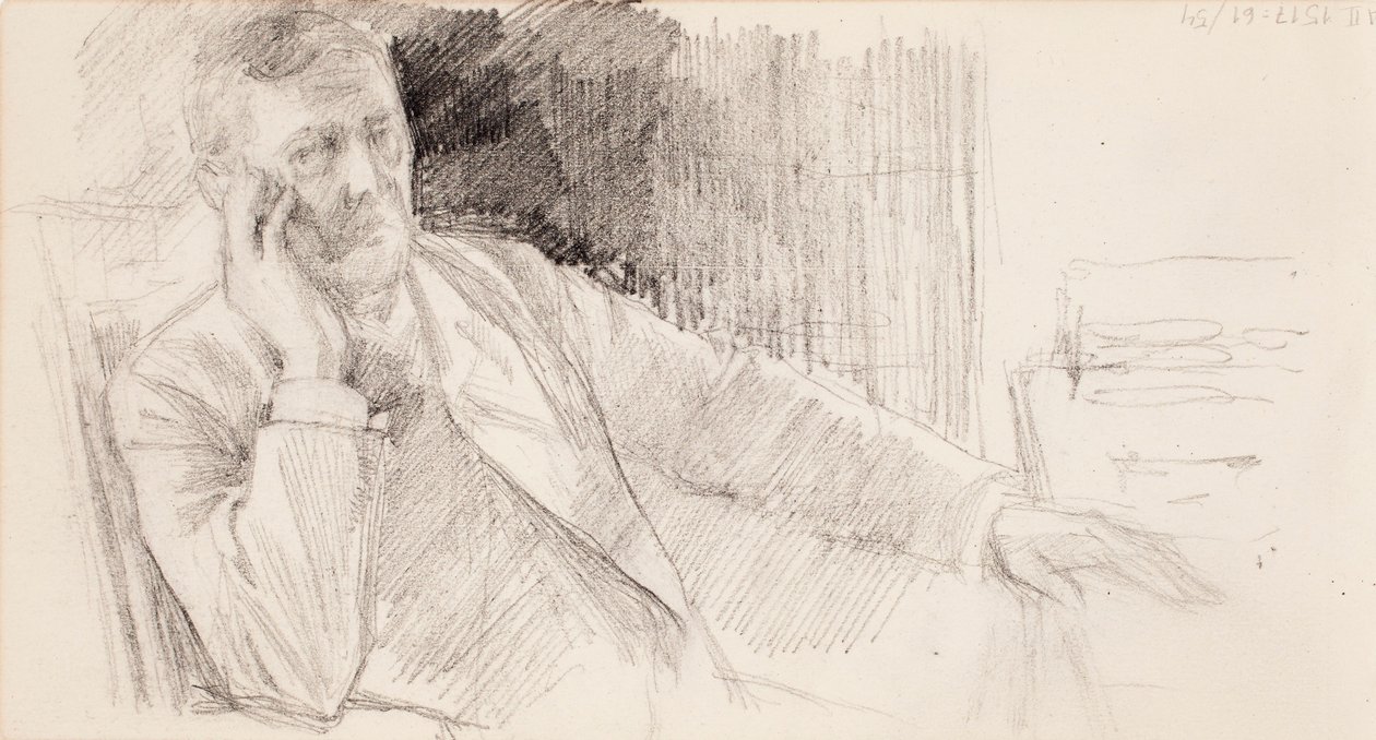Zonder titel door Albert Edelfelt