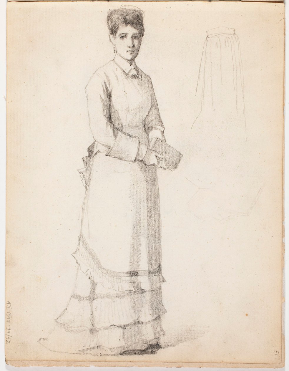 Zonder titel door Albert Edelfelt